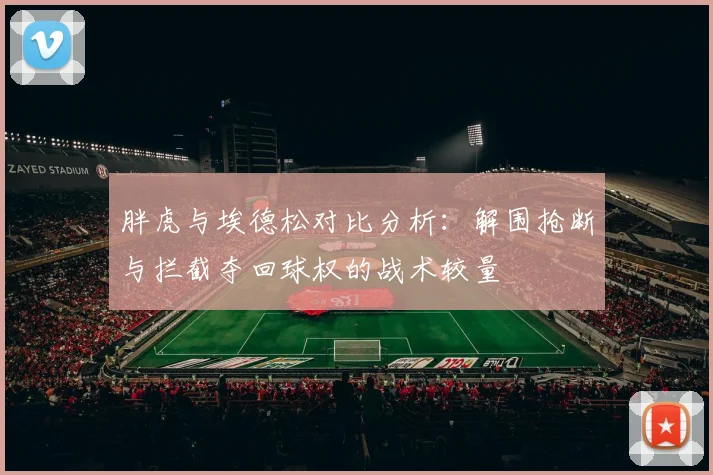 胖虎与埃德松对比分析：解围抢断与拦截夺回球权的战术较量